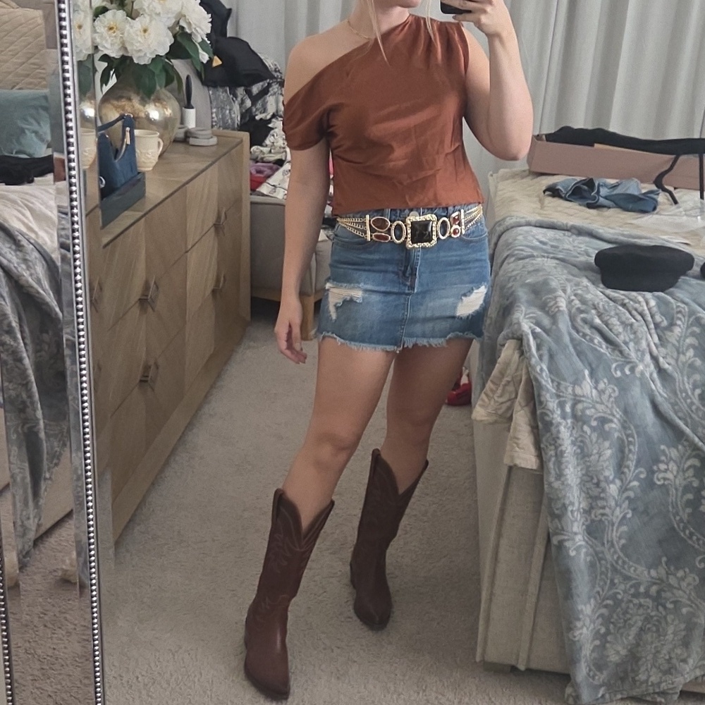 Denim Skirt - Picture 3 of 12